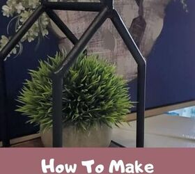how to make a house framed planter
