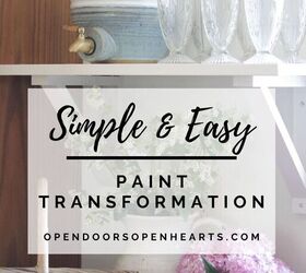  Simples e fácil: transformação de pintura DIY