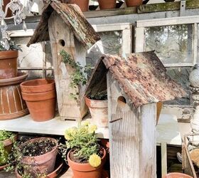 how to build a rustic birdhouse