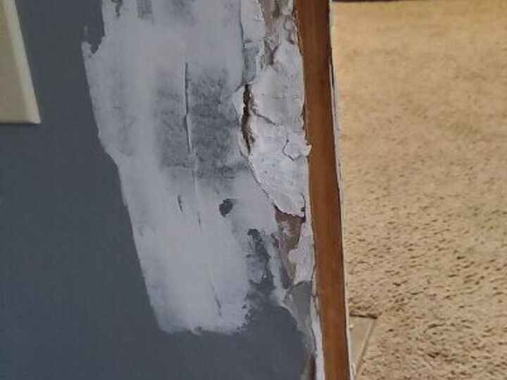 q how to i fix this damageddry wall