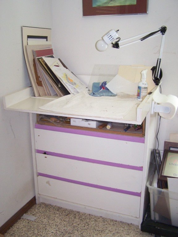 changing table receives new job work order
