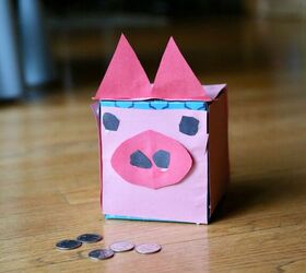 tissue box piggy bank