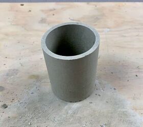 make a silicone concrete planter mold from pvc
