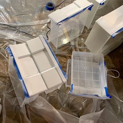 how to paint plastic drawers