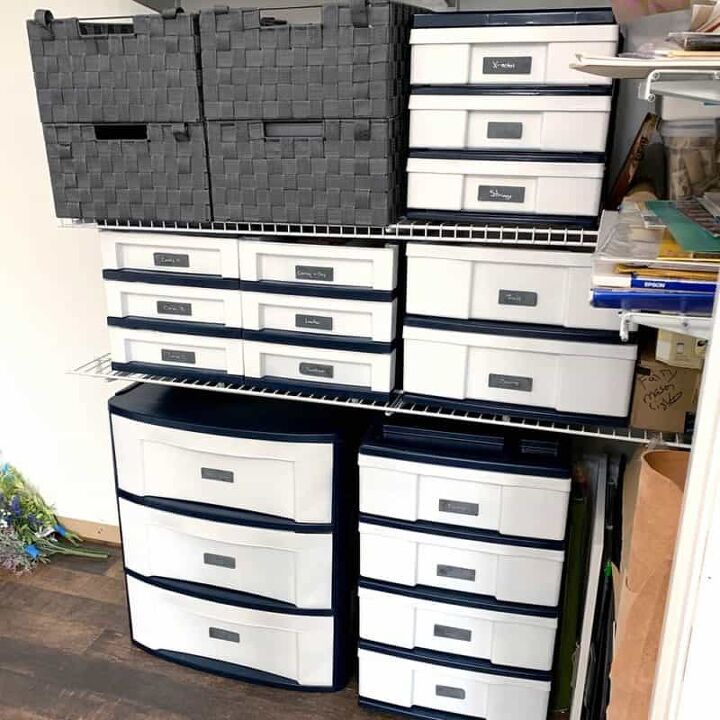 how to paint plastic drawers