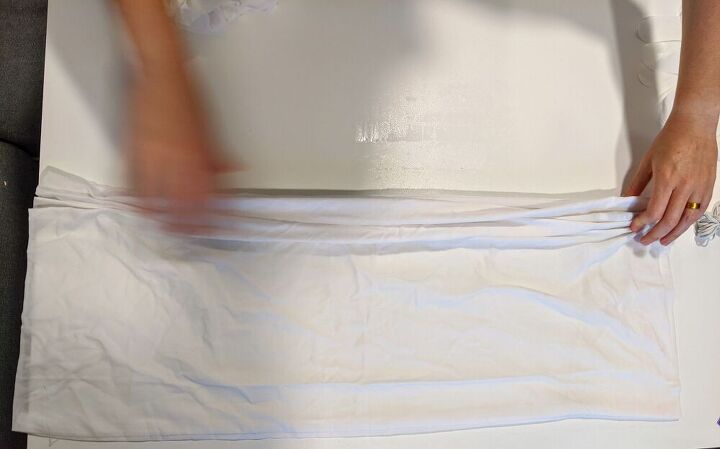 fundas de almohada teidas en microondas con la tcnica del petardo