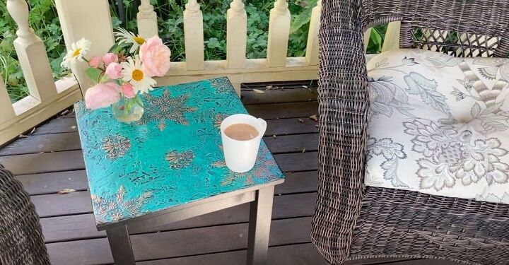 6 cosas interesantes que puedes hacer con los muebles viejos, Haz una brillante y colorida mesa auxiliar marroqu para tu casa