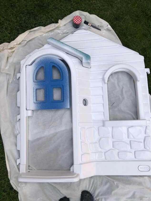 little tikes playhouse makeover