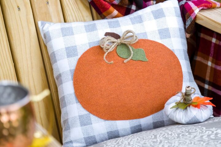 almohadas de calabaza diy ideas de decoracin de otoo