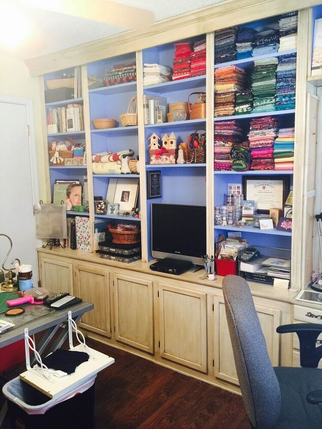 sewing room cabinet makeover