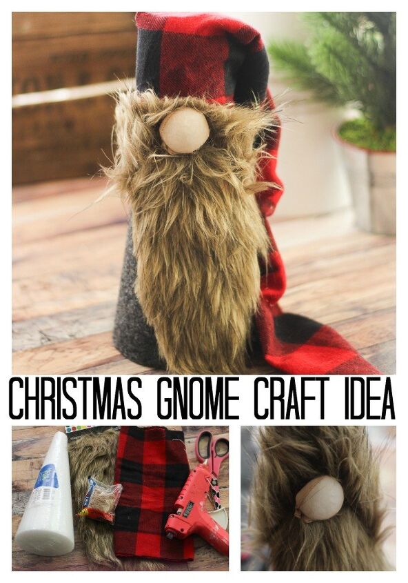 10 christmas gnomes ideas to bring on your holiday cheer, Make this cute Scandinavian style gnome