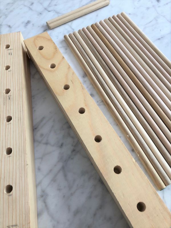 diy wood plate rack
