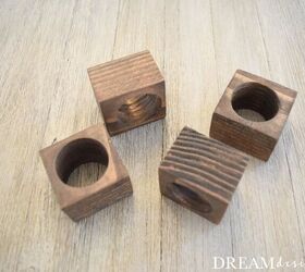 easy diy wood napkin rings add style to your dining table