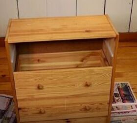 Remove the top drawer of a dresser to do this (beautiful!)