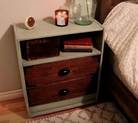 turn a plain ikea rast dresser into a rustic farmhouse nightstand, DIY IKEA Rast Hack