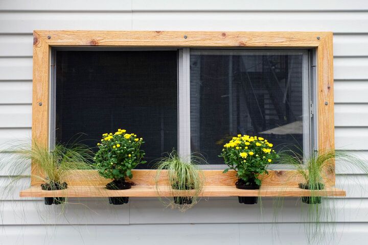 s 13 window upgrades that will boost your curb appeal, DIY Floating Shelf Planters