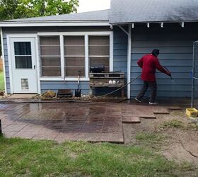 our diy paver patio with new decor