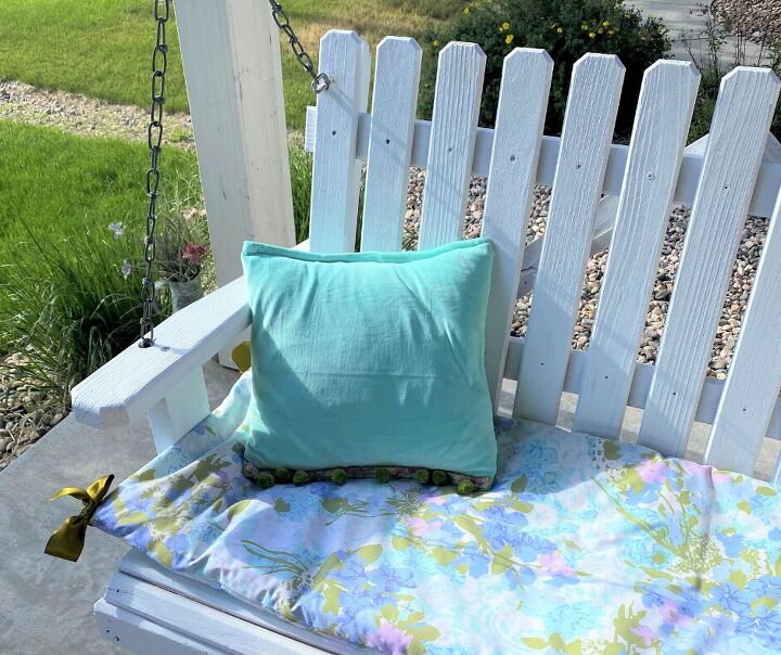 easy porch swing makeover