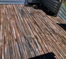 side stepping stained deck, Time for water seal