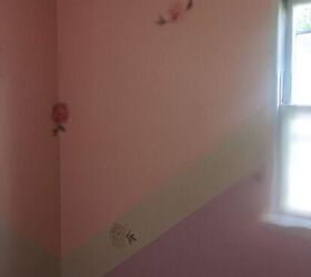 pleasantly pastel painted room, Adding decals