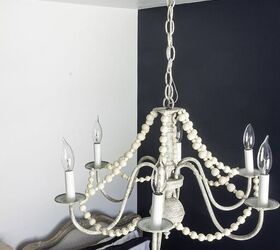 french country chandelier with boho flair