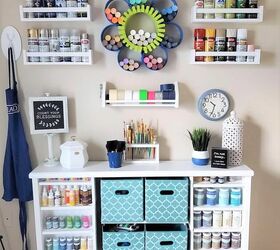 28 sencillas ideas de organizacin para mantener la cordura durante el curso escolar, Inspiraci n para el almacenamiento de pintura DIY