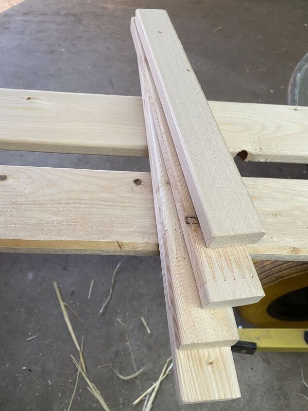 escalera de manta de madera