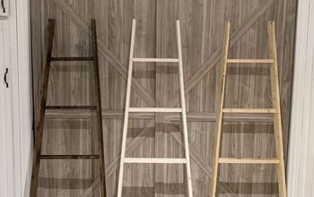 Escalera de manta de madera