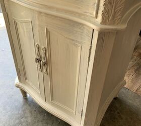 bathroom vanity redesign using retique it chalk paint and prima moulds