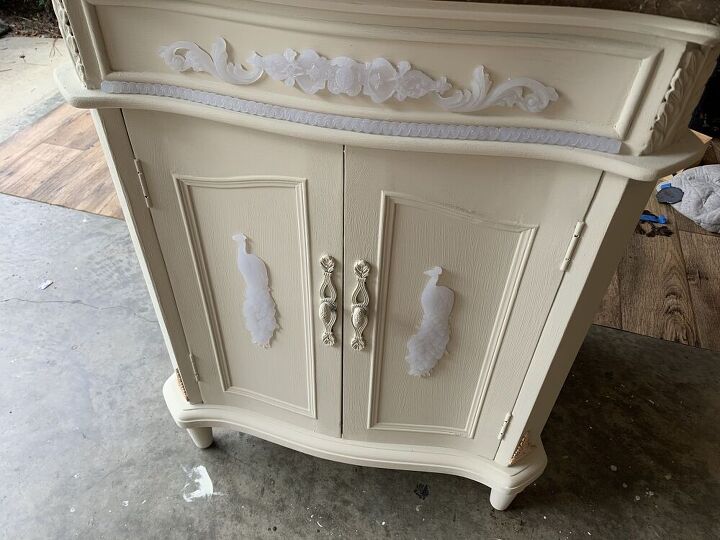 bathroom vanity redesign using retique it chalk paint and prima moulds