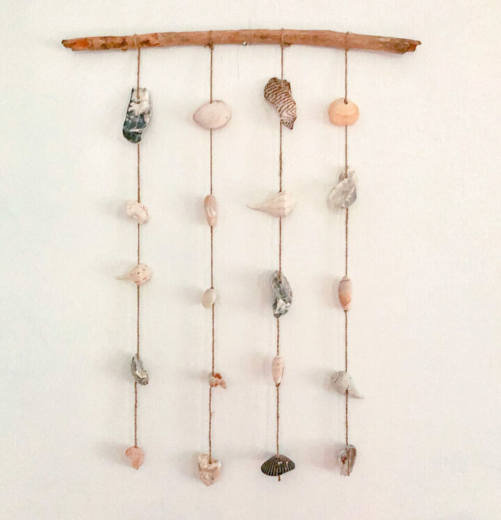 s 25 awesome things you can diy in 1 hour or less, DIY Shell Wall Hanging