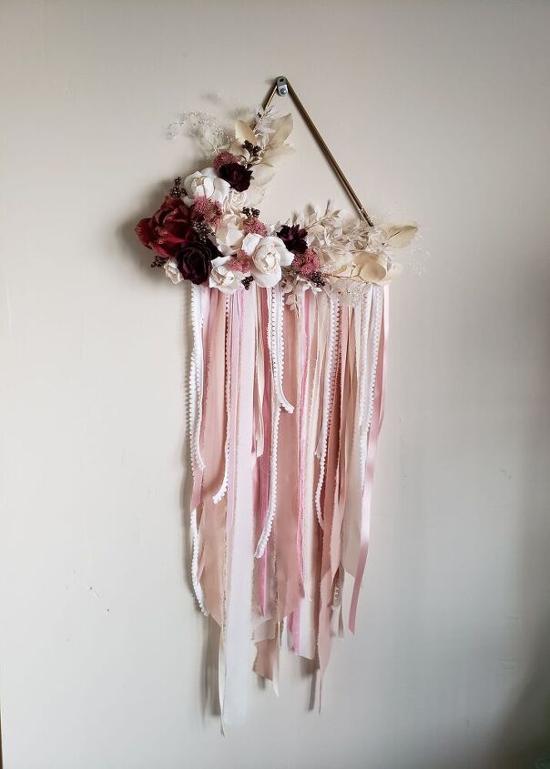 s 25 awesome things you can diy in 1 hour or less, Romantic Boho Wall Hanging