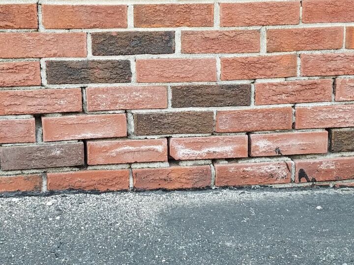 how do i go about fixing spaces in between brick