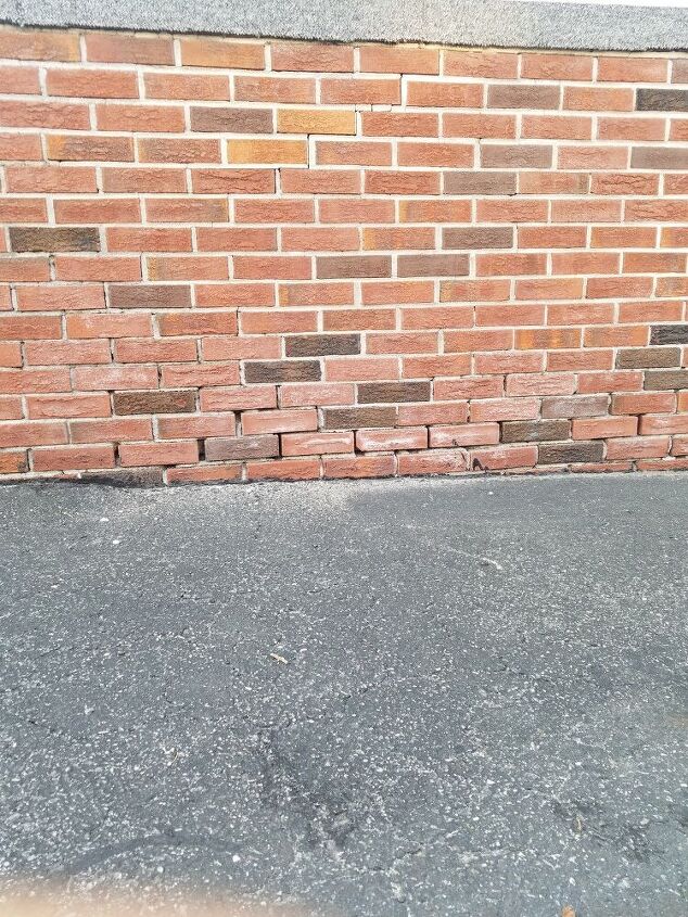 q how do i go about fixing spaces in between brick