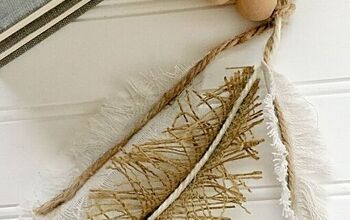 Burlap DIY Craft Feather