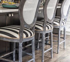 15 shocking makeovers that ll make you rethink your old furniture, Farmhouse Bar Stool Makeover