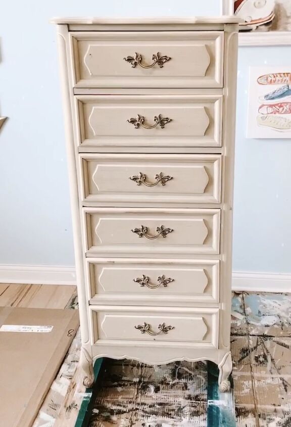 15 shocking makeovers that ll make you rethink your old furniture, Lingerie Chest Makeover in Hot Pink