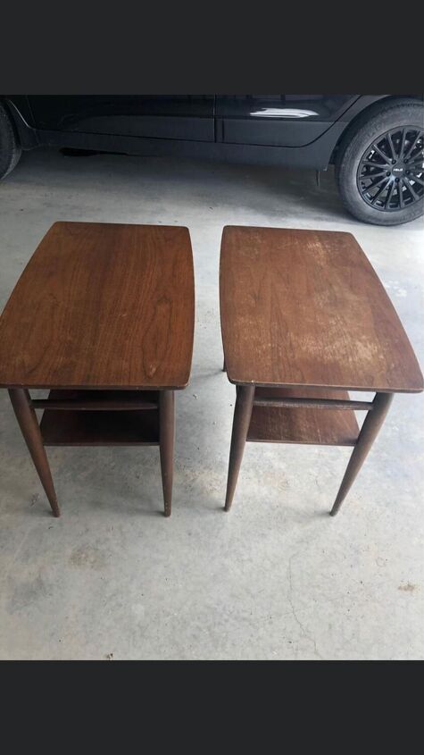 15 shocking makeovers that ll make you rethink your old furniture, MCM Accent Table Upcycle