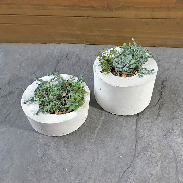 s 26 creative ways to display your succulents, Modern DIY Concrete Planter