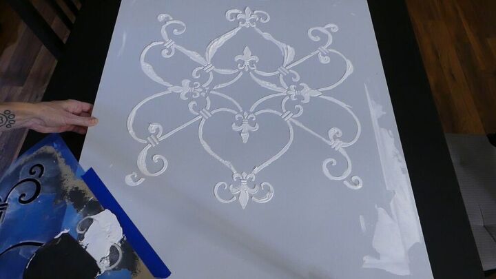 joint compound stenciling