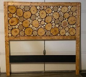 Colorado Wood Slice Headboard
