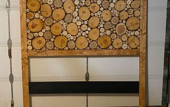 Colorado Wood Slice Headboard