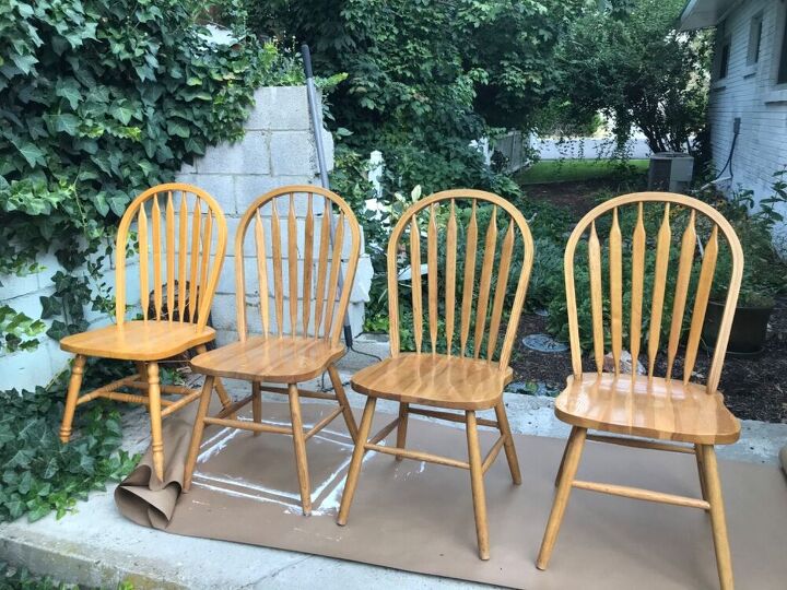 thrifted dining chair update