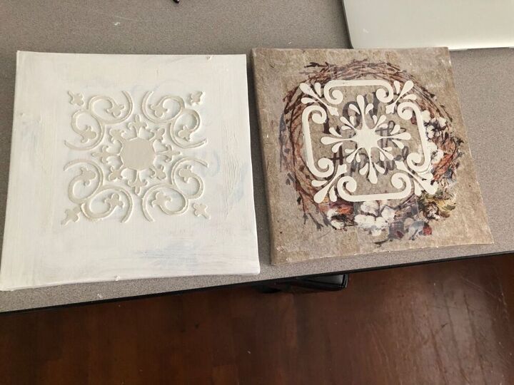 dollar store canvas makeover the grand finale
