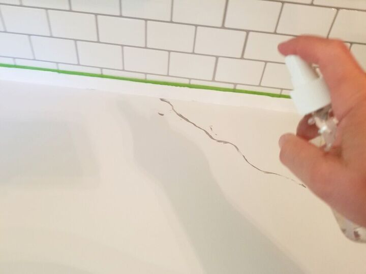 real looking faux marble countertop update