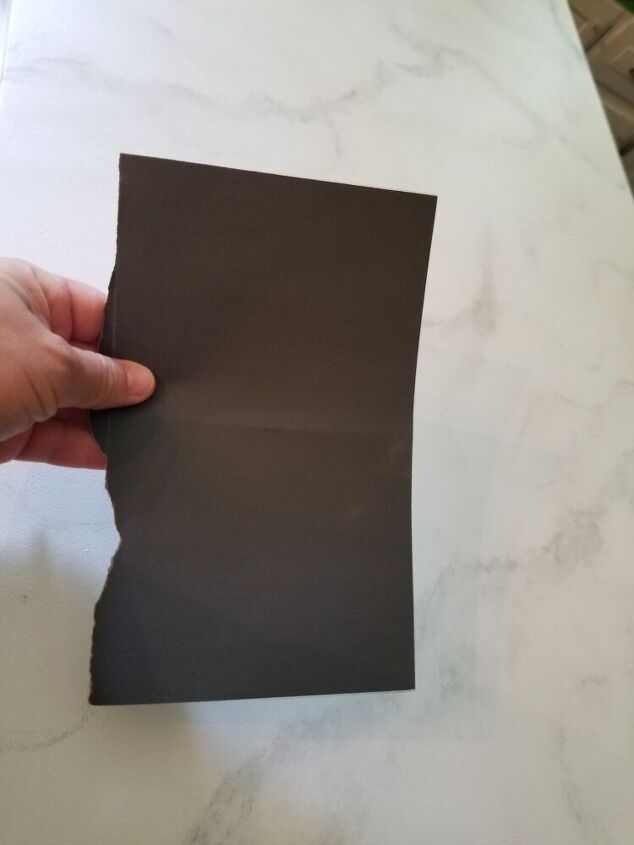 real looking faux marble countertop update