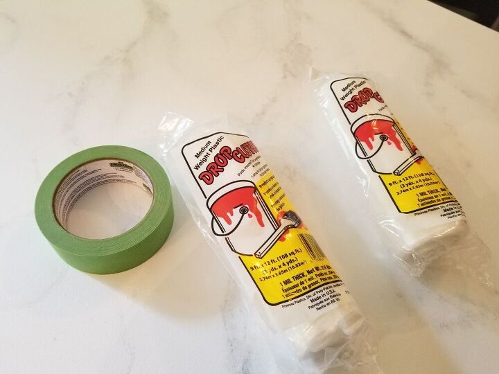 real looking faux marble countertop update