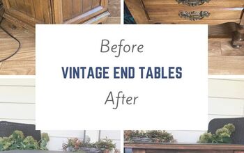 Drab to Fab Vintage End Tables