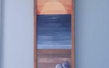 How to Upcycle a Picture Frame Without the Glass-  Sunrise Makeover