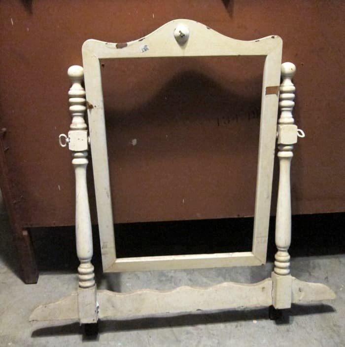 quadro de giz feito de um antigo espelho fama